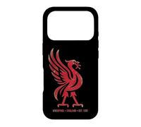Custodia per iPhone 17 Pro Red Liverpool Inghilterra Est. 1207 Liverbird colossale invecchiato