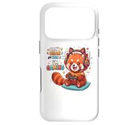 Custodia per iPhone 17 Pro Red Panda Gaming Can't Hear You I'm Gaming Red Panda