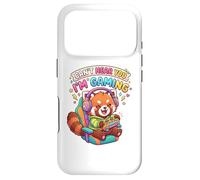 Custodia per iPhone 17 Pro Red Panda Gaming Can't Hear You I'm Gaming Red Panda
