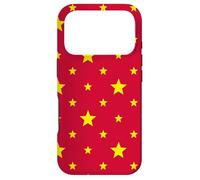 Custodia per iPhone 17 Pro Red Yellow Star China Color Symbolic Chinese Pattern