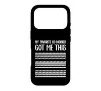 Custodia per iPhone 17 Pro Regali con messaggi nascosti Il mio collega preferito mi ha preso questo
