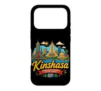 Custodia per iPhone 17 Pro Regalo disegnato a mano Kinshasa DR Congo viaggio souvenir punto di riferimento