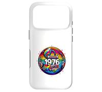 Custodia per iPhone 17 Pro Regalo per 50° compleanno 1976 Disco Peace Vintage Love Retro Funk