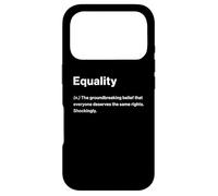 Custodia per iPhone 17 Pro Relatable Funny Dictionary Definition Equality