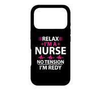 Custodia per iPhone 17 Pro Relax I'm A Nurse No Tension I'm Redy Funny Nursing Nurses