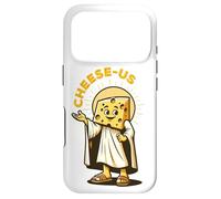 Custodia per iPhone 17 Pro Religione del formaggio Cheesy Jesus Cheese-Us Pun Cristianesimo