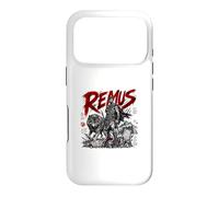 Custodia per iPhone 17 Pro Remus Guerriero Con Lupo Duo Fratres Una Urbs