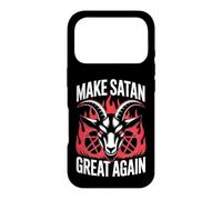 Custodia per iPhone 17 Pro Rendi Satana di nuovo grande Satanismo Occultismo