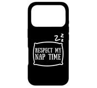 Custodia per iPhone 17 Pro Respect My Nap Time Sleeping Napping Tired Snooze Siesta