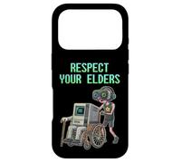 Custodia per iPhone 17 Pro Respect Your Elders Retro Computer Gamer Boy Funny VR Gaming