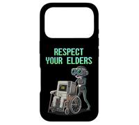 Custodia per iPhone 17 Pro Respect Your Elders Retro Computer Gamer Girl Fun VR Gaming