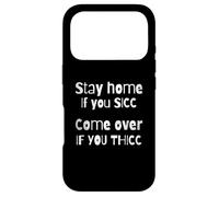 Custodia per iPhone 17 Pro resta a casa se vieni se vieni se thicc waifu dank meme
