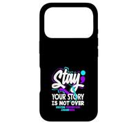 Custodia per iPhone 17 Pro Resta la tua storia non è oltre la consapevolezza della prevenzione del suicidio