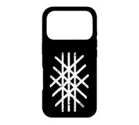 Custodia per iPhone 17 Pro Rete di Wyrd Matrix of Faith ~ Runa bianca vichinga