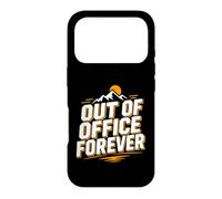Custodia per iPhone 17 Pro Retirement Funny Party Quote Out Of Office Forever