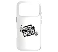 Custodia per iPhone 17 Pro Retro 80s 90s Boom-box Vintage Cassette Player Graphic Tee