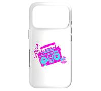 Custodia per iPhone 17 Pro Retro 80s 90s Boom-box Vintage Cassette Player Graphic Tee