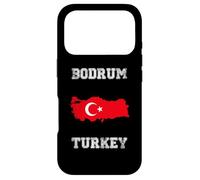 Custodia per iPhone 17 Pro Retro Bodrum Turchia Distressed Turchia Bandiera