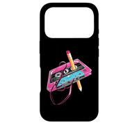 Custodia per iPhone 17 Pro Retro Cassette Tape 80s 90s Vibe Viaggio Down Memory Lane