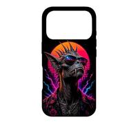 Custodia per iPhone 17 Pro Retro Chupacabra Leggenda Creatura Mistero Mostro Opera D'arte