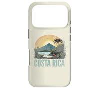 Custodia per iPhone 17 Pro Retro Costa Rica paesaggio Vintage Souvenir