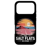 Custodia per iPhone 17 Pro Retro Desert Sunset Vintage Sci-Fi Landscape Utah Salt Flats