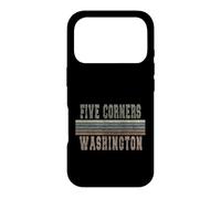 Custodia per iPhone 17 Pro Retro Five Corners Washington