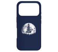 Custodia per iPhone 17 Pro Retro Full Moon & Minimalist Pine Tree Vintage Graphic