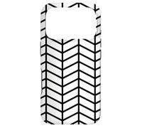 Custodia per iPhone 17 Pro Retro Geometric Minimalist Monochrome White Black 60s Scandi