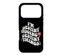 Custodia per iPhone 17 Pro Retro Groovy Im DESTINY Doing DESTINY Things Divertente Madre