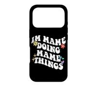 Custodia per iPhone 17 Pro Retro Groovy Im Mame Doing Mame Things Divertente Festa della mamma