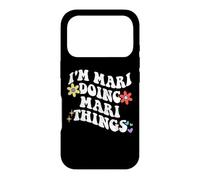 Custodia per iPhone 17 Pro Retro Groovy Im MARI Doing MARI cose divertenti festa della mamma
