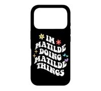 Custodia per iPhone 17 Pro Retro Groovy Im Matilde Fare Matilde cose Divertente Madre