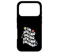 Custodia per iPhone 17 Pro Retro Groovy Im Spring Doing Spring Things Divertente Madre