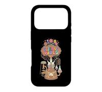 Custodia per iPhone 17 Pro Retro Groovy Science Vibes Lab Flasks STEM Geek