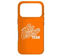Custodia per iPhone 17 Pro Retro LET'S GO ORANGE TEAM Varsity War Game Day Spirit Week