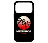 Custodia per iPhone 17 Pro Retro Menorca Spagna Mediterraneo Tramonto Indossare