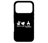 Custodia per iPhone 17 Pro Retro Pace Amore Danno Riduzione Overdose Consapevolezza Infermiera
