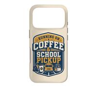 Custodia per iPhone 17 Pro Retro School Pickup Parent Coffee Morning Humor