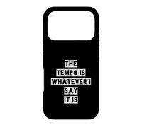 Custodia per iPhone 17 Pro Retro The Tempo Is Whatever I Say Drummer Art