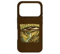 Custodia per iPhone 17 Pro Retro Yellowstone National Park Vintage Style Classic