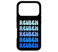 Custodia per iPhone 17 Pro Reuben Retro Name Stack Design