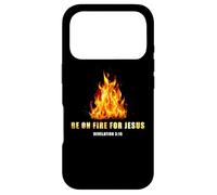 Custodia per iPhone 17 Pro Revelation 3:15 Be on Fire for Jesus - Christian Revival