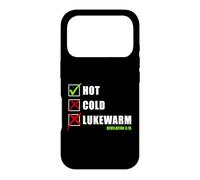 Custodia per iPhone 17 Pro Revelation 3:15 Hot Cold Lukewarm - Faith Gospel Evangelism