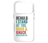Custodia per iPhone 17 Pro Revelation 3:20 I Stand at the Door and Knock - Jesus Quote
