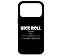 Custodia per iPhone 17 Pro Rick Roll Definition Funny Early 2000's Prank Meme Rick Roll
