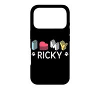 Custodia per iPhone 17 Pro Ricky Nome cane personalizzato Ricky Pet Lover
