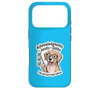 Custodia per iPhone 17 Pro Riconoscimenti Giurati Giuramenti Notaio Cane Opera d'arte