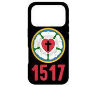 Custodia per iPhone 17 Pro Riforma protestante luterana del 1517 Martin Lutero Rose