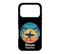 Custodia per iPhone 17 Pro Rincon Puerto Rico Surf Vintage Surfer Spiaggia Tramonto Surf